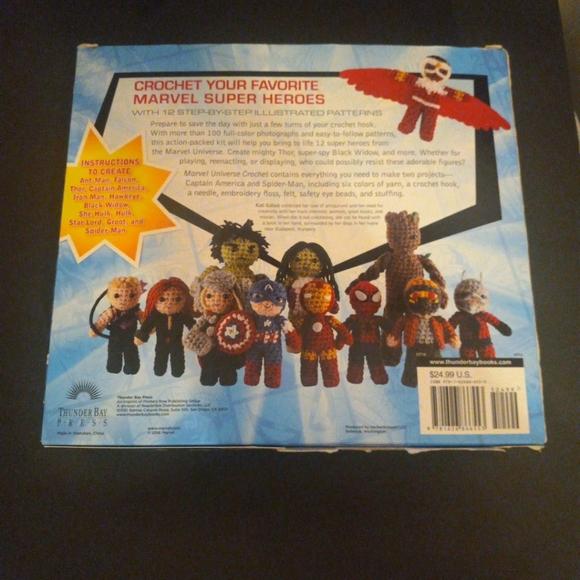 Marvel Universe Crochet Craft Kit, Makes 12 Marvel Superheroes - Picture 2 of 3